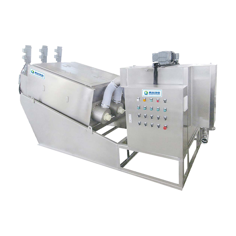 Machine de conque de préconcentration des boues à vis