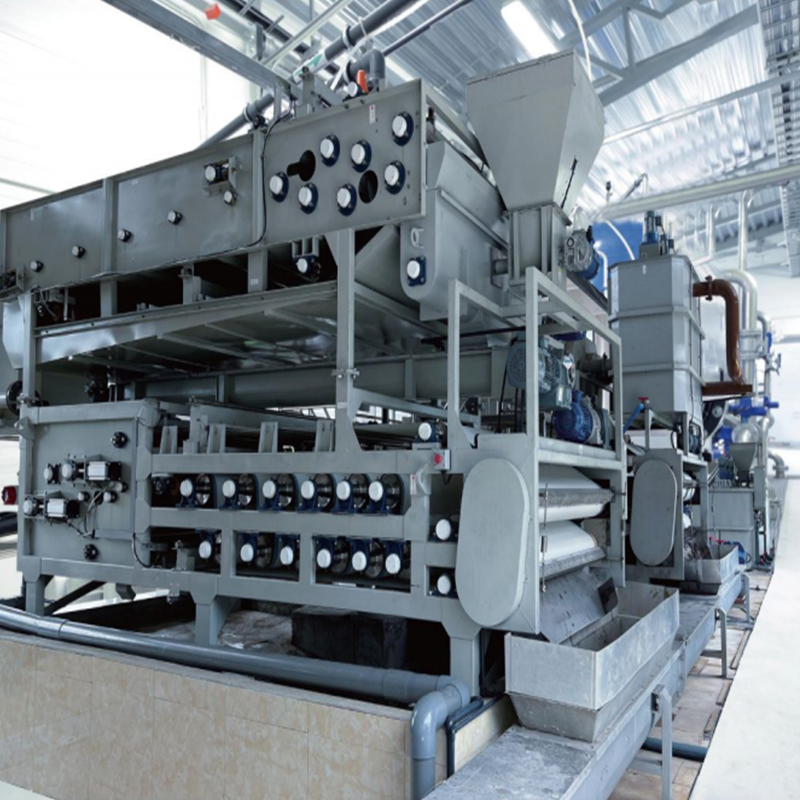 Machine de déshydratation des boues de type sèche